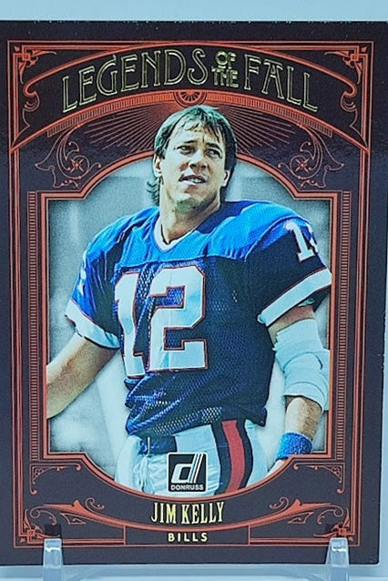 2020 Panini Donruss Legends of the Fall Jim Kelly Buffalo Bills