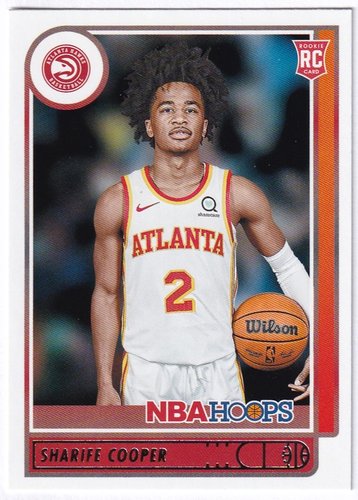 2021-22 Panini Hoops RC Sharife Cooper Hawks #249