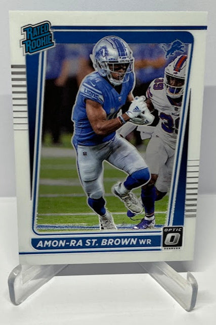 2021 Panini Donruss Optic Rated Rookie RC Amon-Ra St. Brown Lions #228