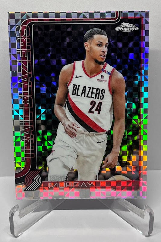 2025-26 Topps Chrome X-Fractor Kris Murray Portland #217