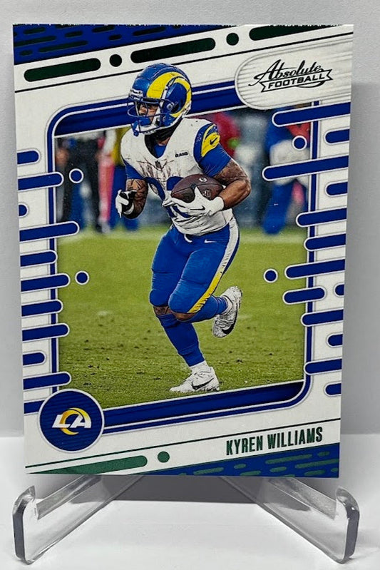 2024 Panini Absolute Green Foil Kyren Williams Los Angeles Rams #62 *3