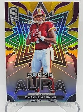 2019 Panini Spectra Prizm Aura RC Dwayne Haskins Redskins 73/99
