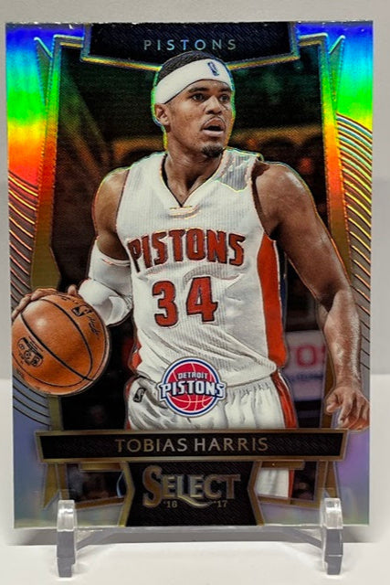 2016-17 Panini Select Silver Prizm Tobias Harris Pistons #89