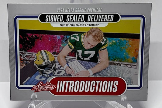 2024 Panini Absolute Introductions Michael Pratt Green Bay Packers #I-MPT *3
