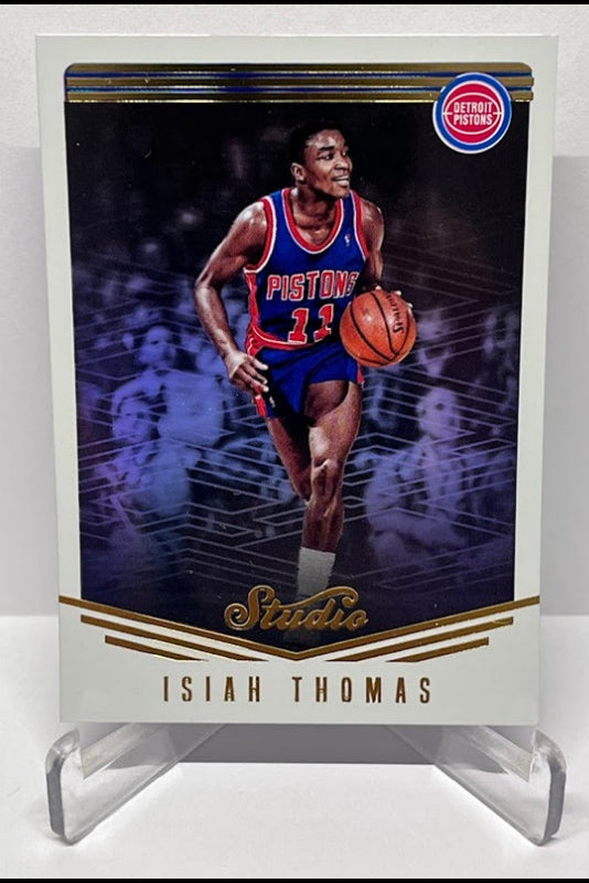 2016-17 Panini Studio Isiah Thomas Detroit Pistons #69
