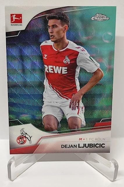 2022-23 Topps Chrome Aqua Bubble Wave Dejan Ljubicic Köln 128/275 #50