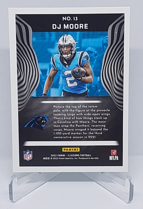 2022 Panini Illusions Emerald DJ Moore Panthers #13