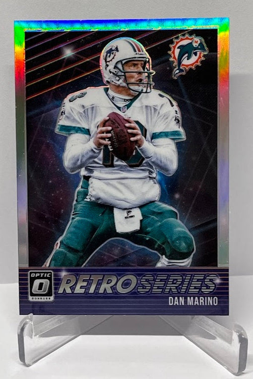 2021 Panini Donruss Optic Prizm Retro Series Dan Marino Dolphins