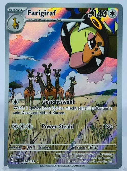 Pokemon Entwicklungen in Paldea Farigiraf 228/193