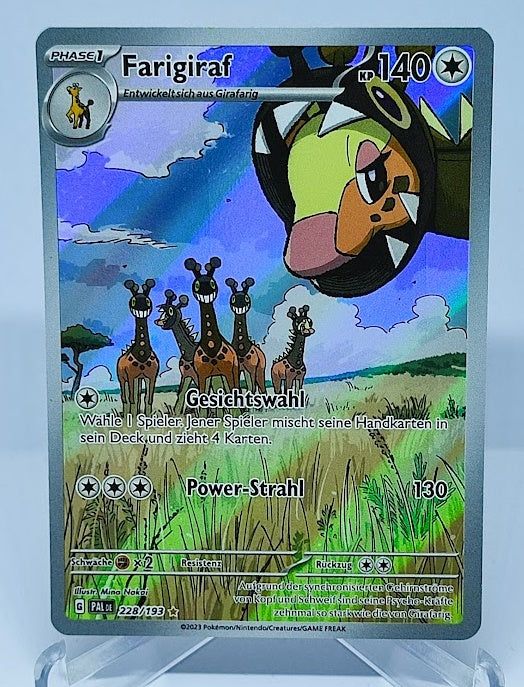 Pokemon Entwicklungen in Paldea Farigiraf 228/193