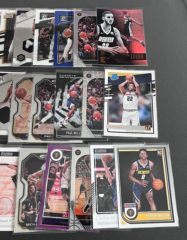 30 Card Team Lot DENVER NUGGETS Rookies & Veterans A