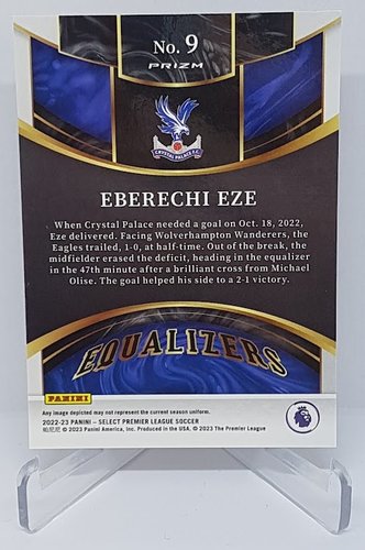 2022-23 Panini Select Premier League Equalizers Prizm Eberechi Eze Crystal Palace #9