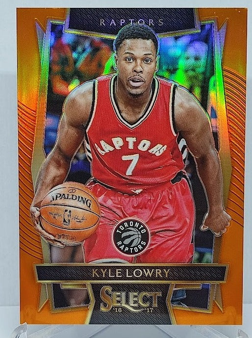 2016-17 Panini Select Orang Prizm Kyle Lowry Raptors 02/60 #5