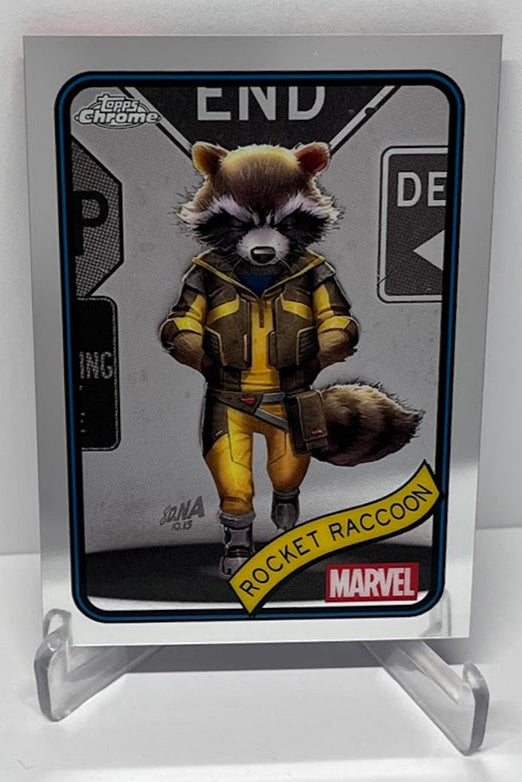 2025 Topps Chrome Marvel Rocket Raccoon #120 *7