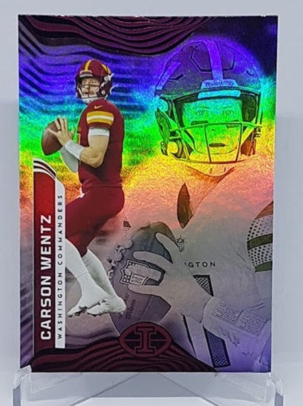 2022 Panini Illusions Carson Wentz Commanders #98