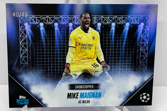 2024-25 Topps Showtime Showstopper Mike Maignan AC Milan 40/49 *5