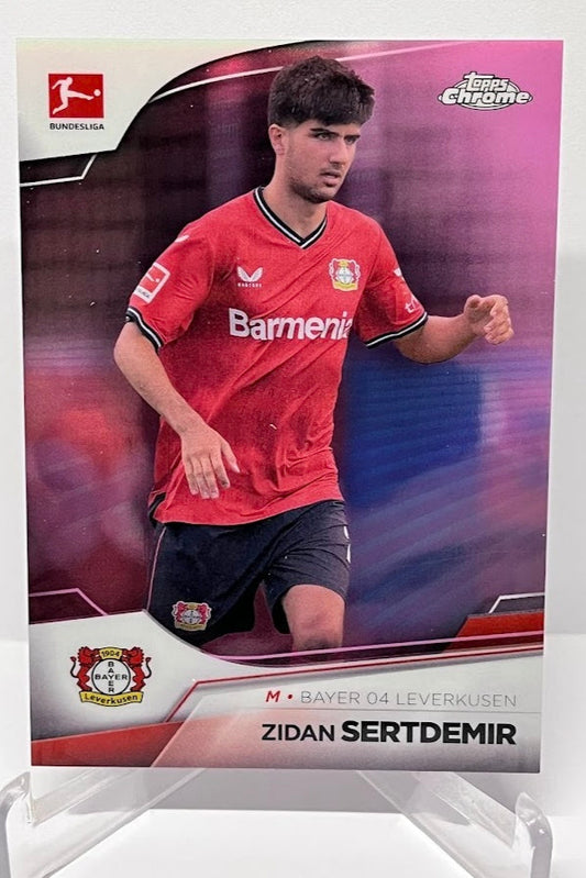 2022-23 Topps Chrome Zidan Sertdemir Leverkusen 28/75 #64