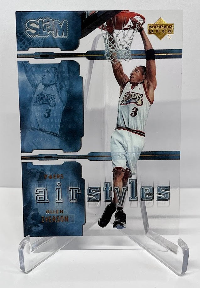 2000 Upper Deck Slam Airstyles Allen Iverson Philadelphia 76ers #6