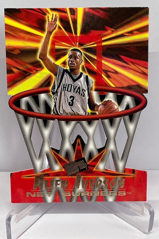 1996 Press Pass Net Burners RC Allen Iverson Hoyas #41
