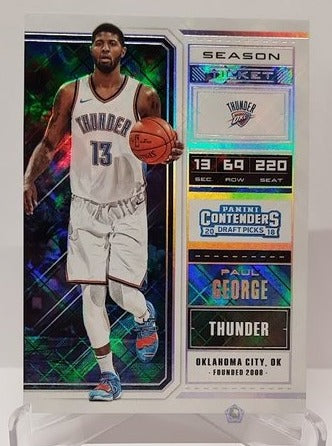 2018 Panini Contenders Paul George Thunder 08/15 #46