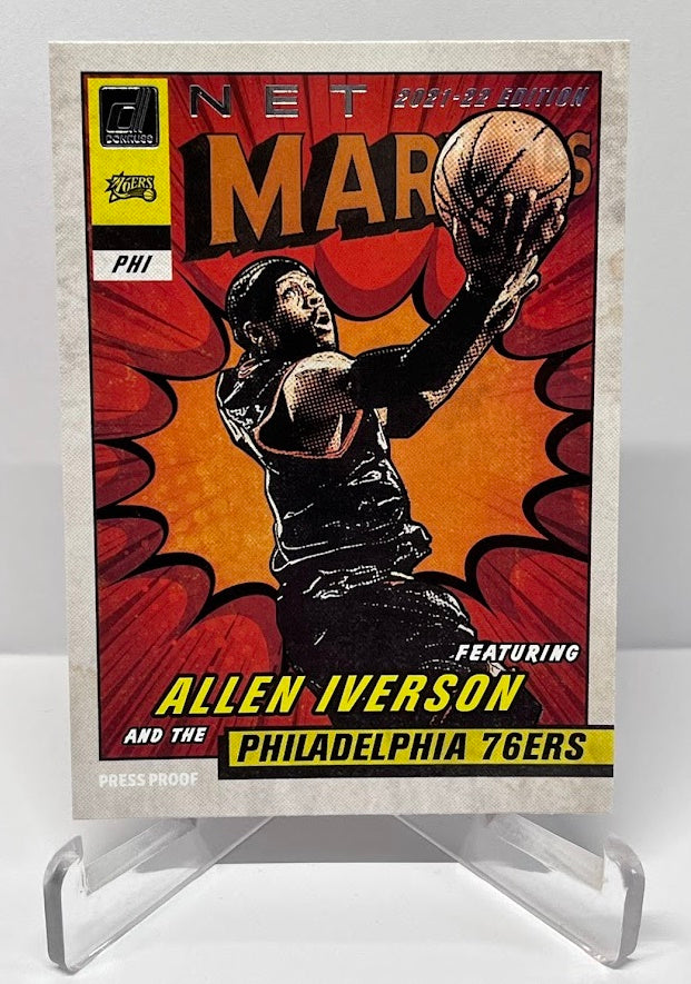 2021-22 Panini Donruss Net Marvels Allen Iverson Philadelphia 76ers #14