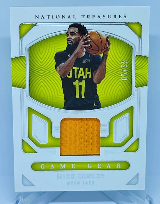 2022-23 Panini National Treasures Game Gear Mike Conley Utah 05/99