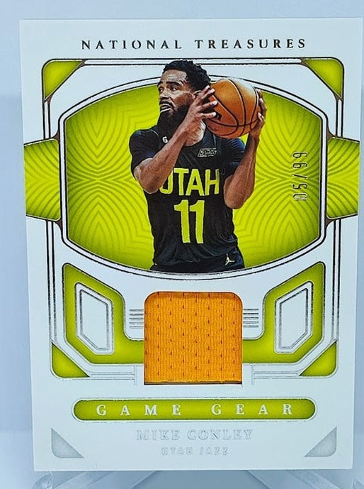2022-23 Panini National Treasures Game Gear Mike Conley Utah 05/99
