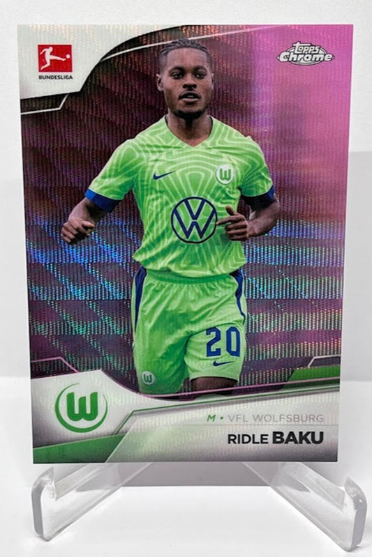 2022-23 Topps Chrome Ridle Baku VFL Wolfsburg 23/75 #96