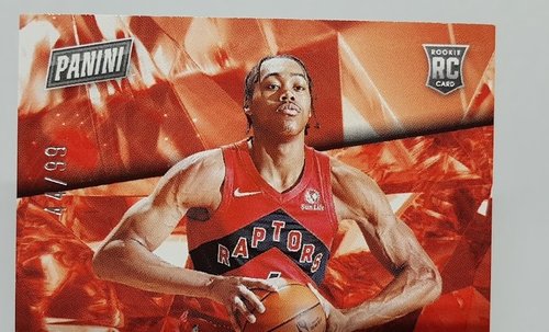 2021-22 Panini Player of the Day RC Scottie Barnes Raptors 44/99