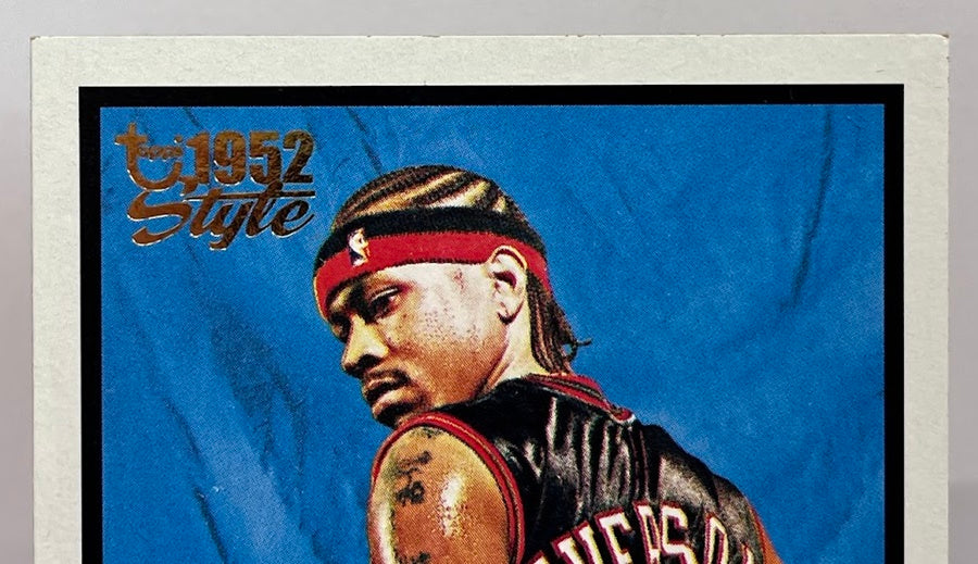 2006 Topps 1952 Style Inscription Allen Iverson 76ers #112