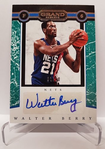 2016-17 Panini Grand Reserve Walter Berry Nets 01/10 #18