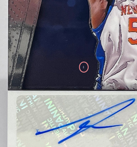 2024-25 Panini Prizm Signatures RC Ariel Hukporti New York Knicks