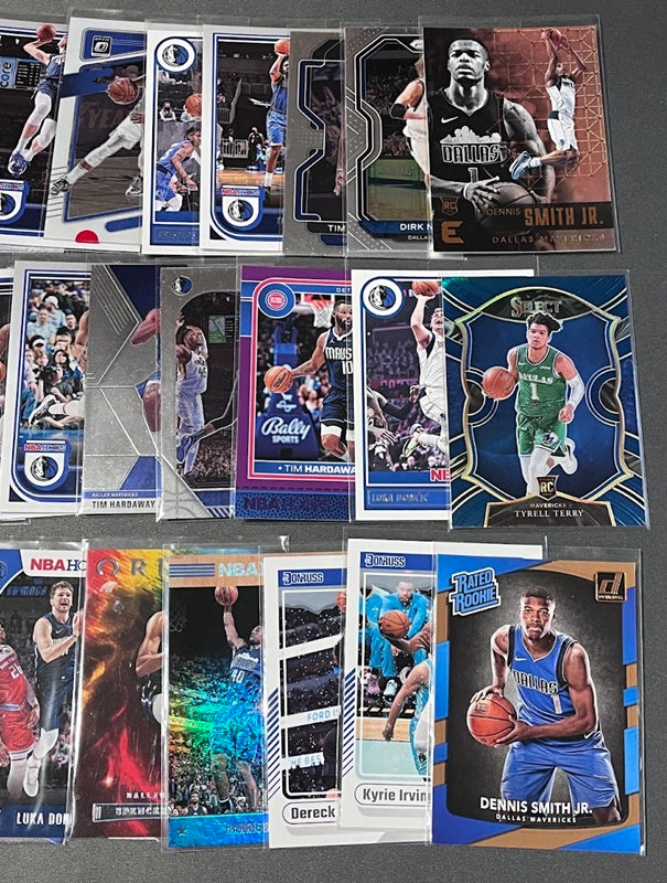 30 Card Team Lot DALLAS MAVERICKS Rookies & Veterans A