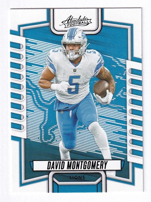 2023 Panini Absolute Black David Montgomery Lions #63