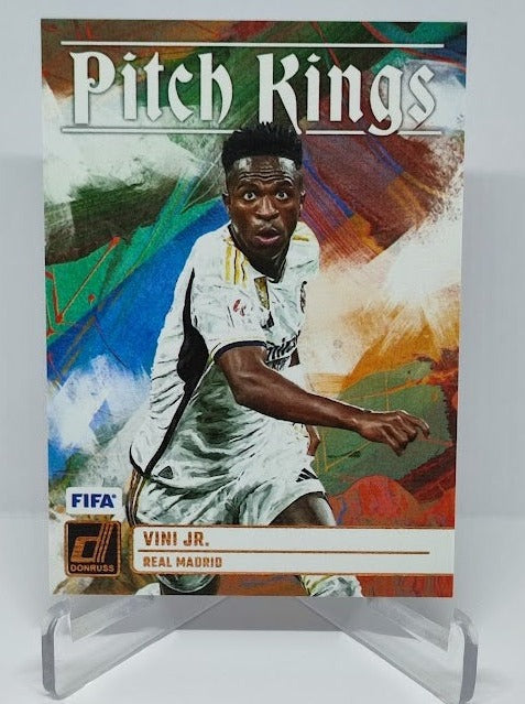 2023-24 Panini Donruss FIFA Pitch Kings Vini jr Real Madrid #12