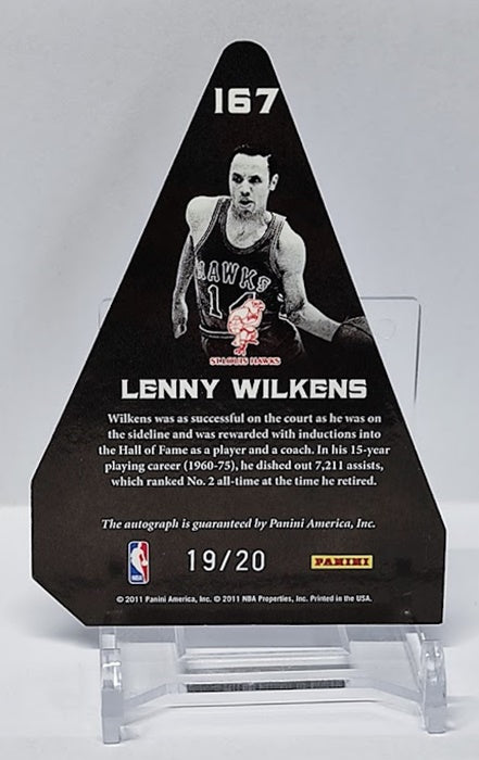 2011 Panini Crown Royale Choice Award Auto Lenny Wilkens 19/20 *2