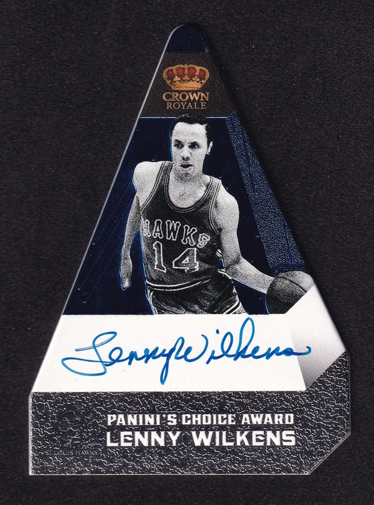 2011 Panini Crown Royale Choice Award Auto Lenny Wilkens 19/20 *2