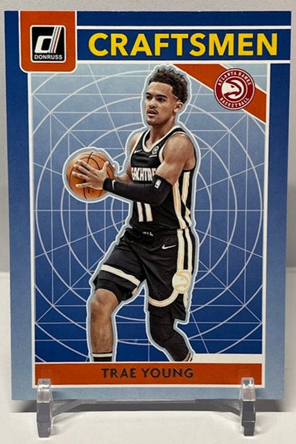 2020-21 Panini Donruss Craftsmen Trae Young Hawks #9