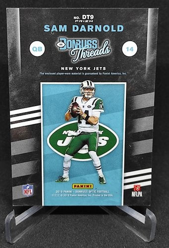 2019 Panini Donruss Optic Threads Prizm Sam Darnold Jets