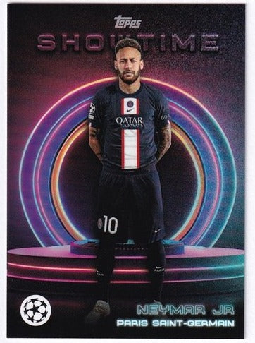 2022-23 Topps Showtime Champions League Neymar Paris