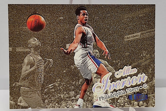 1997-98 Fleer Gold Medallion Allen Iverson 76ers #107