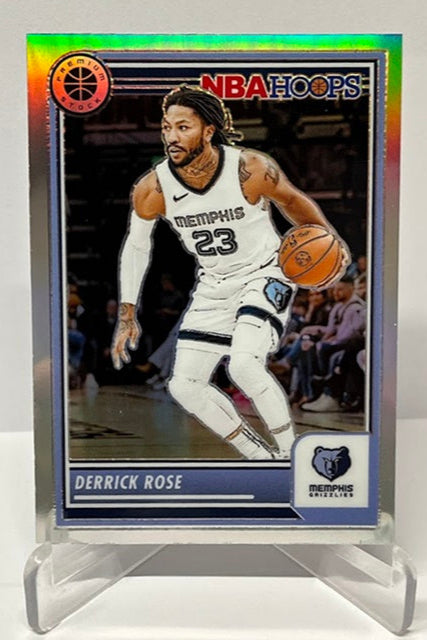 2023-24 Panini Hoops Premium Prizm Derrick Rose Grizzlies #72