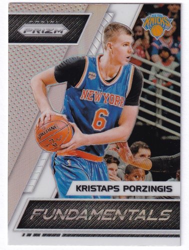 2017-18 Panini Prizm Fundamentals Kristaps Porzingis Knicks #18