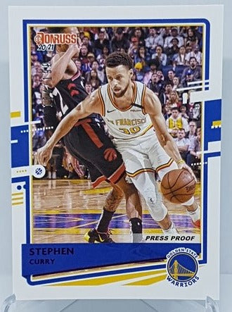 2020-21 Panini Donruss Stephen Curry Warriors 184/199 #41