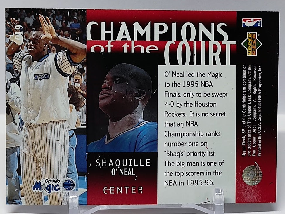 1995-96 Upper Deck Champions on the Court Shaquille O'Neal *2