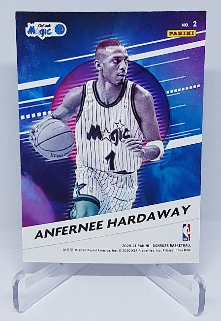 2020-21 Panini Donruss Retro Series Gold Press Proof Anfernee Hardaway #2