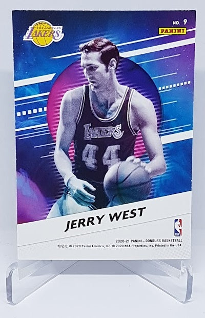 2020-21 Panini Donruss Retro Series Gold Press Proof Jerry West #9