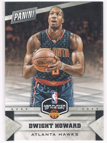 2017 Panini Player of the Day Dwight Howard Hawks #10