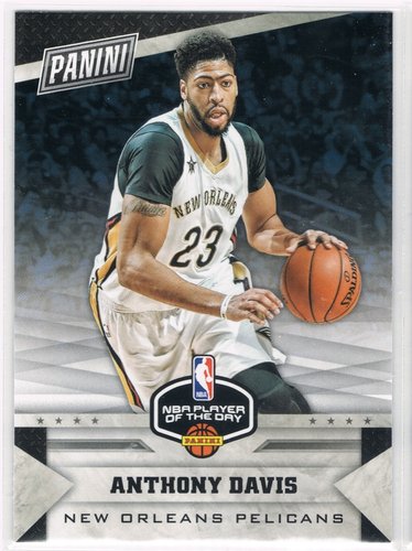 2017 Panini Player of the Day Anthony Davis Pelicans #22