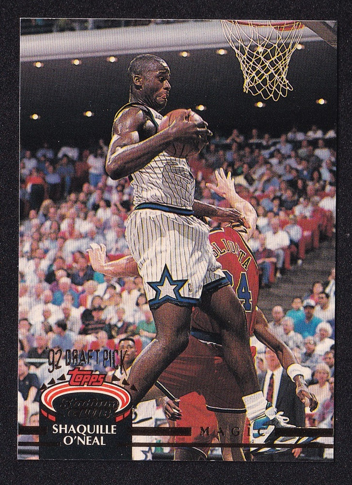 1992-93 Topps Stadium Club Draft Pick RC Shaquille O'Neal Orlando *2